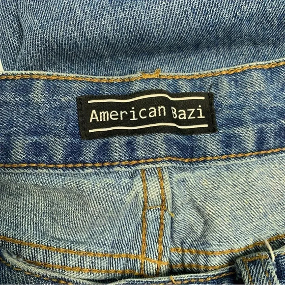 American Bazi Baggy Fit Wide Leg Jeans - Picture 7 of 9